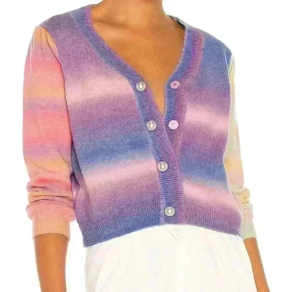 Hilda Cardigan in Ombre Mix